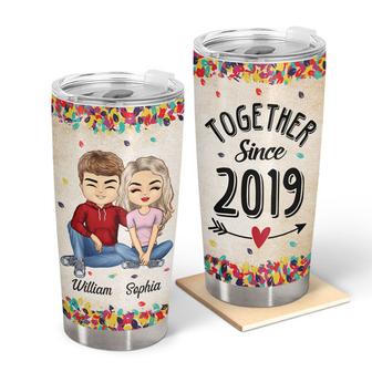 Together Since Personalized Tumbler - Gift for Couples - Thegiftio UK