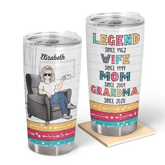 Legend Wife Mom Grandma Personalized Tumbler - Mother Gift - Thegiftio UK