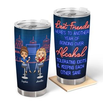 Here's To Another Year Personalized Tumbler - Thegiftio UK