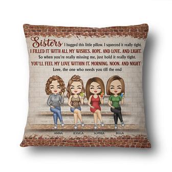 I Hugged This Little Pillow Custom - Gift for Family - Thegiftio UK