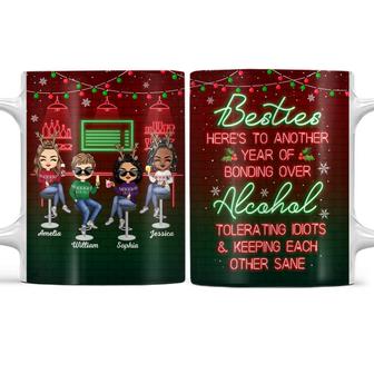 Here's To Another Year Of Bonding Personalized Mug - Gift - Thegiftio UK