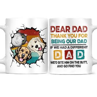 Thank You For Being My Dad Custom Mug - Birthday Gift - Thegiftio UK