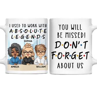 I Used To Work With Absolute Legends Custom Mug - Thegiftio UK