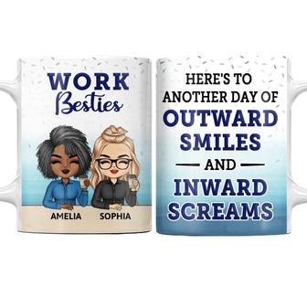 Here's To Another Day Of Outward Smiles Custom Mug - Thegiftio UK