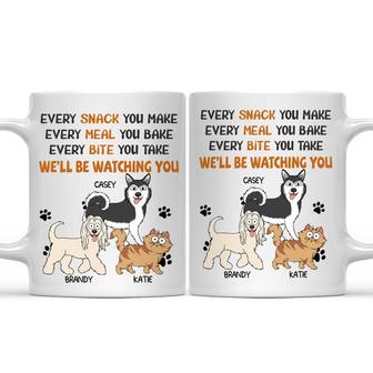 Every Snack You Make Walking Dog Cat Personalized Mug - Gift - Thegiftio UK