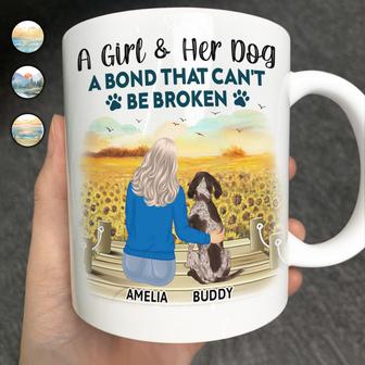 A Bond That Can't Be Broken Custom Mug - Gift for Dog Mom - Thegiftio UK