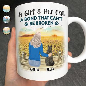 A Bond That Can't Be Broken Custom Mug - Gift for Cat Lovers - Thegiftio UK