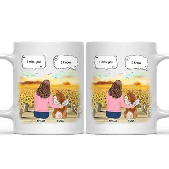 I Miss You Personalized Mug - Memorial Gift for Dog Lovers - Thegiftio UK