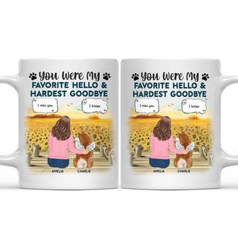You We're My Favorite Hello Custom Mug - Memorial Gift - Thegiftio UK