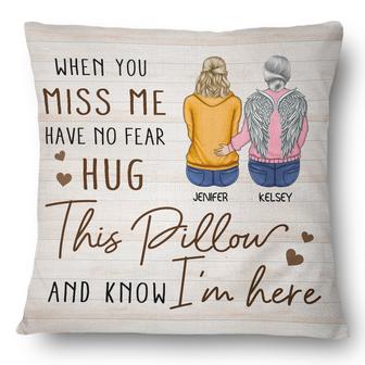 When You Miss Me Personalized Pillow - Memorial Gift - Thegiftio UK