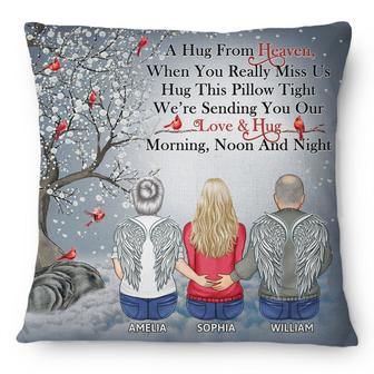 A Hug From Heaven Personalized Pillow - Memorial Gift - Thegiftio UK