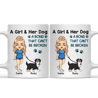 A Bond That Can't Be Broken Custom Mug - Gift for Dog Lovers - Thegiftio UK