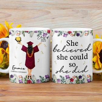 She Believed She Could So She Did Custom Mug - Thegiftio UK