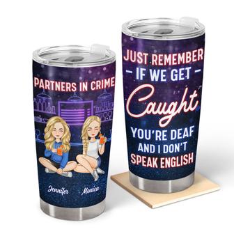 Partners In Crime Personalized Tumbler - Gift For Besties - Thegiftio UK