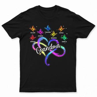 Mom Grandma Infinity Heart Custom T-Shirt - Gift for Mom - Thegiftio UK