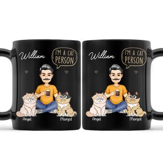 Cat Mom Cat Dad I'm A Cat Person Custom Mug - Thegiftio UK