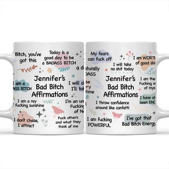 Girl's Daily Affirmations Custom Mug - Gift for Her - Thegiftio UK