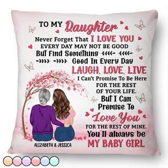 My Daughter Never Forget That I Love You Custom Pillow - Thegiftio UK
