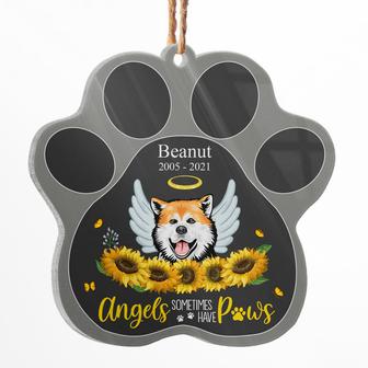 Angels Have Paws Personalized Ornament - Memorial Gift - Thegiftio UK