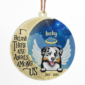 Dog Angels Among Us Personalized Ornament - Memorial Gift - Thegiftio UK