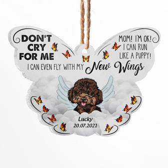 Mom Don't Cry For Me Personalized Ornament - Memorial Gift - Thegiftio UK