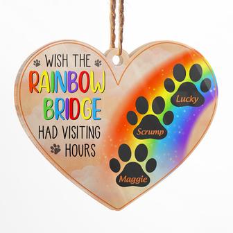 Wish The Rainbow Bridge Had Visiting Hours Custom Ornament - Thegiftio UK