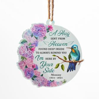 Hug Sent From Heaven Personalized Ornament - Memorial Gift - Thegiftio UK