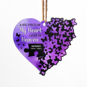 A Piece Of My Heart Personalized Ornament - Memorial Gift - Thegiftio UK