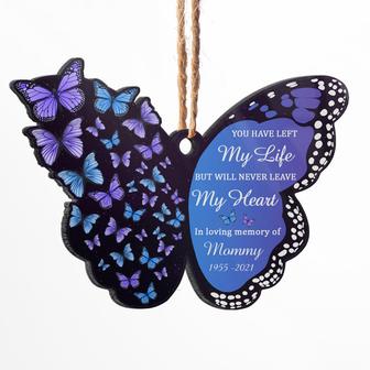 Never Leave My Heart Personalized Ornament - Memorial Gift - Thegiftio UK