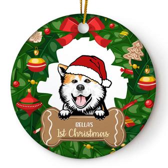 Dog First Christmas Personalized Ornament - Christmas Gift - Thegiftio UK