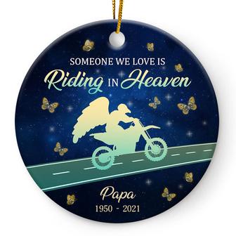 Riding In Heaven Personalized Ornament - Memorial Gift - Thegiftio UK