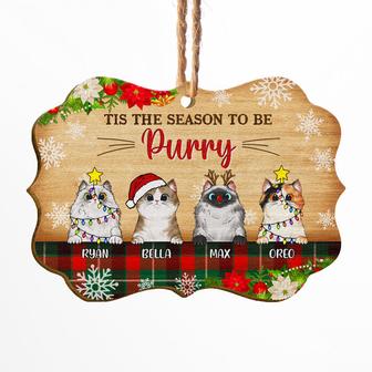 Tis The Season To Be Purry Personalized Ornament - Thegiftio UK