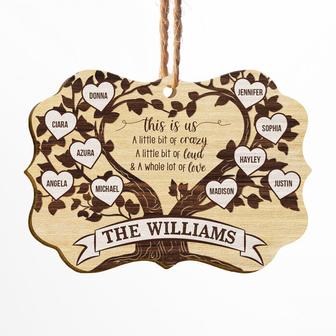 This Is Us Family Tree Custom Ornament - Gift for Family - Thegiftio UK
