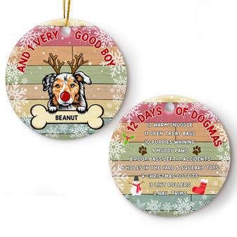 Twelve Days Of Dogmas Personalized Ornament - Thegiftio UK