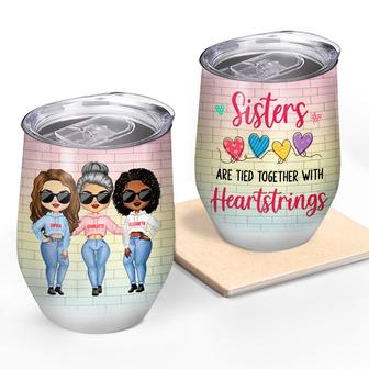 Sisters Bestie Are Tied Together With Heartstrings Custom - Thegiftio UK