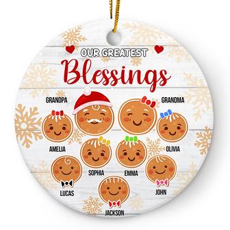 Our Greatest Blessings Personalized Ornament - Thegiftio UK