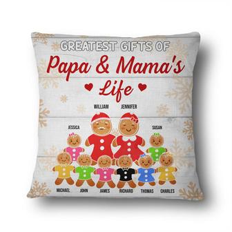 Greatest Gifts Of Grandpa & Grandma Custom Pillow - Gift - Thegiftio UK