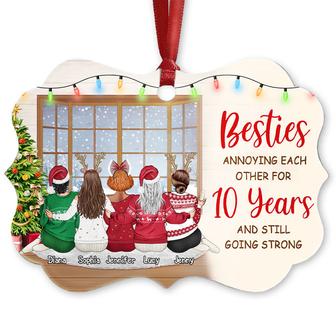 Besties Annoying Each Other Custom Ornament - Gift for BFF - Thegiftio UK