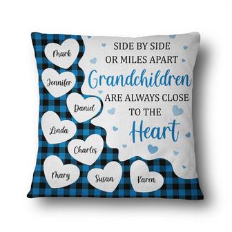 Grandchildren Are Always Close Custom Pillow - Thegiftio UK