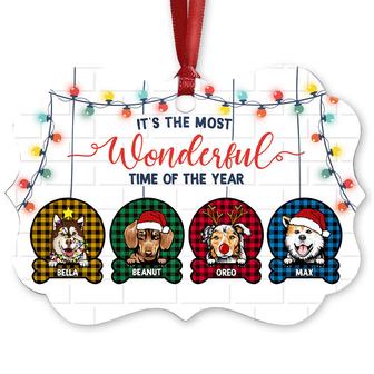 Wonderful Time Of The Year Personalized Ornament - Thegiftio UK