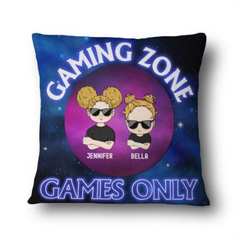 Gaming Zone Games Only Personalized Pillow - Gift for Kids - Thegiftio UK