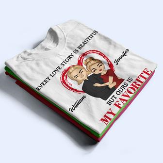 Every Love Story Is Beautiful Custom Hoodie - Couple Gift - Thegiftio UK