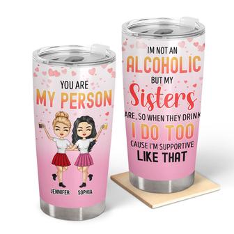 Chibi Girl I'm Not An Alcoholic Custom Tumbler - Bestie Gift - Thegiftio UK