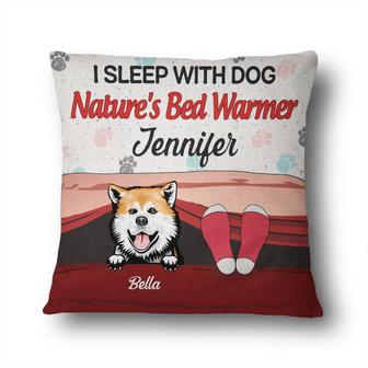 Dog Mom Nature's Bed Warmers Personalized Pillow - Thegiftio UK