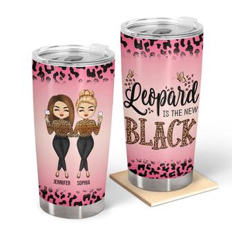 Lady Girl Leopard Is The New Black Custom Tumbler - Thegiftio UK