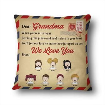 Family When You Missing Us Personalized Pillow - Thegiftio UK