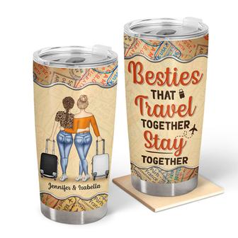 Friendship Travel Together Custom Tumbler - Gift for Friends - Thegiftio UK