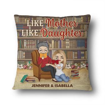 Reading Lovers Like Mother Like Daughter Custom Pillow - Thegiftio UK