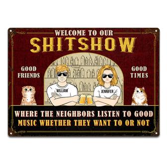Couple Where The Neighbors Listen To Good Music Custom Metal - Thegiftio UK