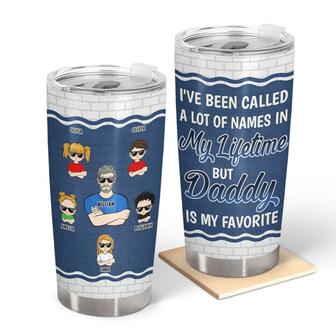 Daddy Is My Favorite Custom Tumbler - Gift For Father - Thegiftio UK